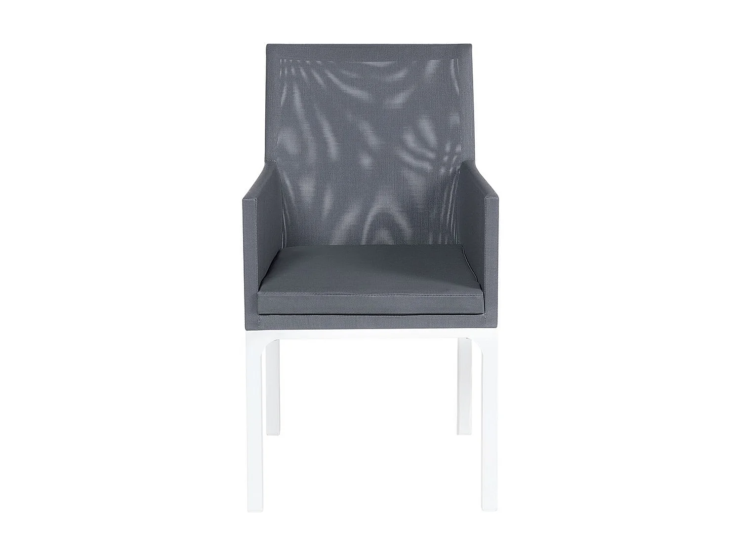 Set van 2 stoelen met zitkussen BACOLI Stof Donkergrijs