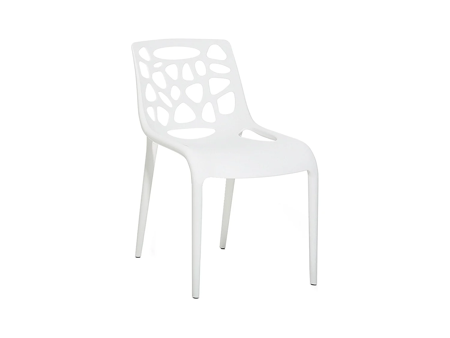 Chaise de salle à manger MORGAN Blanc