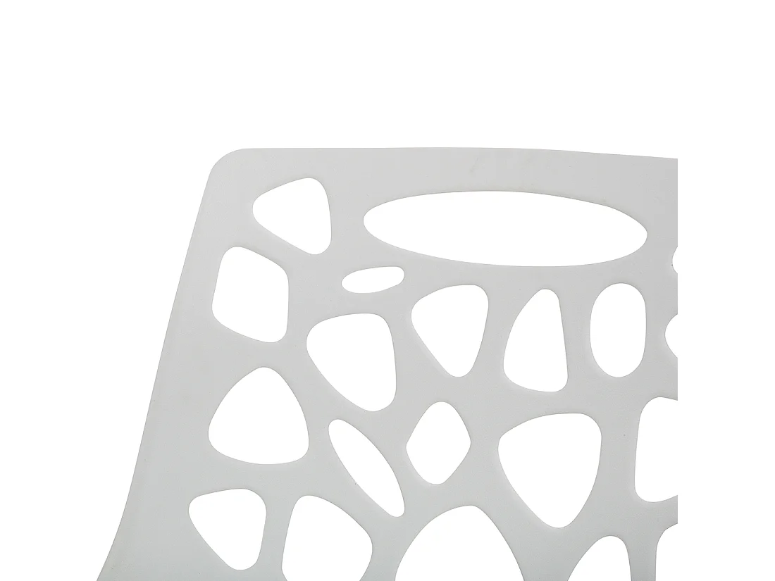 Chaise de salle à manger MORGAN Blanc