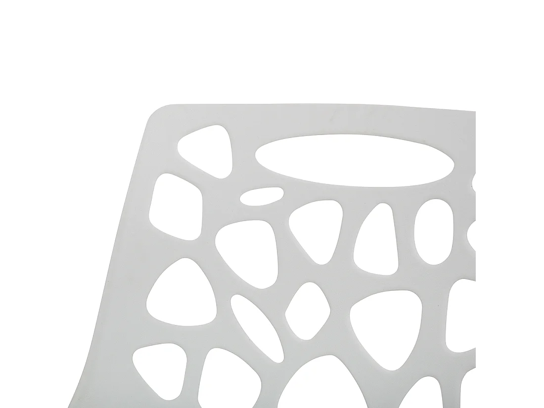 Chaise de salle à manger MORGAN Blanc