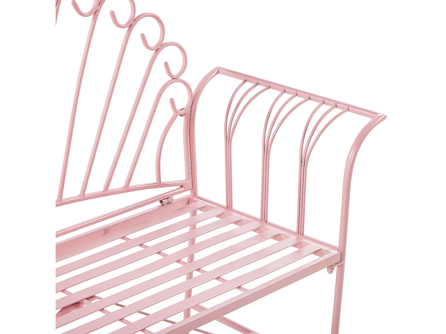 Banc de jardin CAVINIA 125 cm Métal Rose