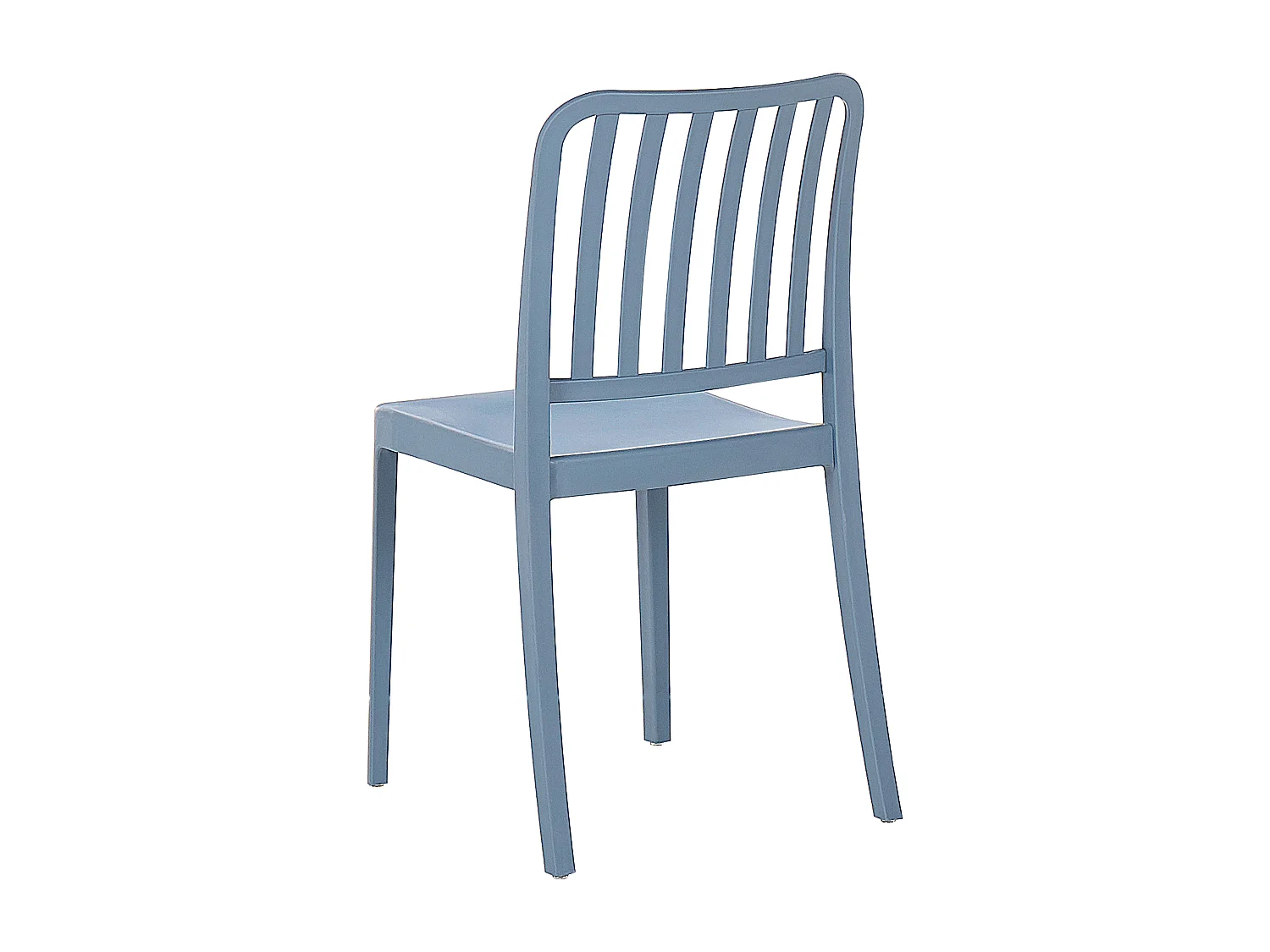 Conjunto de 2 cadeiras de jardim SERSALE Material sintético Azul