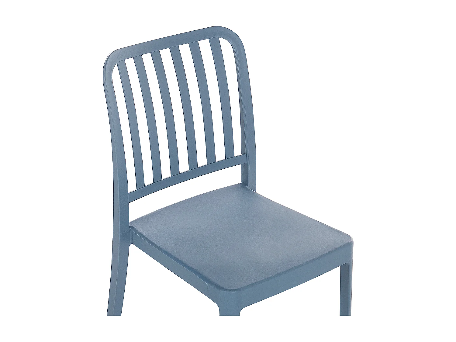 Conjunto de 2 cadeiras de jardim SERSALE Material sintético Azul