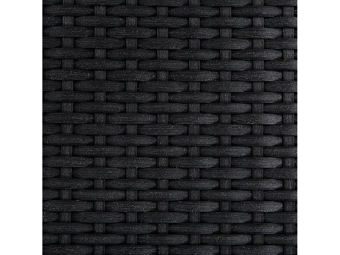 Conjunto de 4 cadeiras de jardim GROSSETO Preto