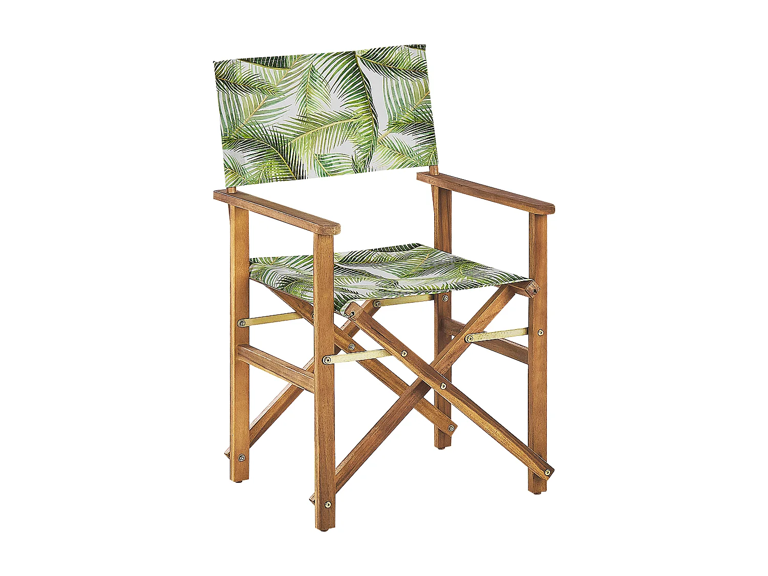 Lot de 2 chaises de jardin CINE Acacia Vert clair