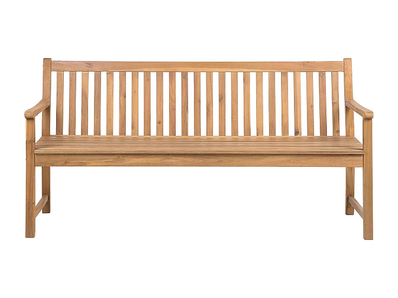 Banc de jardin VIVARA 180 cm Bois d'acacia certifié Marron clair