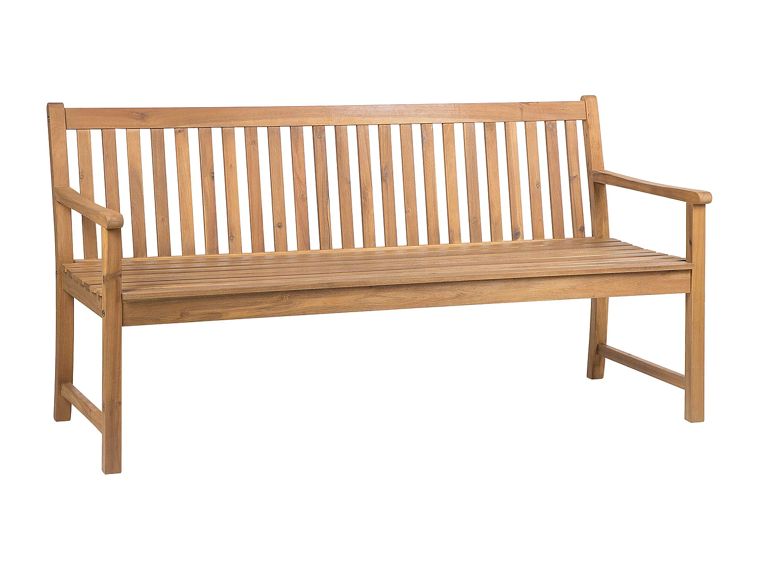 Banc de jardin VIVARA 180 cm Bois d'acacia certifié Marron clair