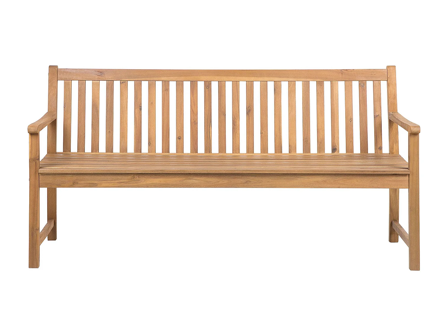 Banc de jardin VIVARA 180 cm Bois d'acacia certifié Marron clair