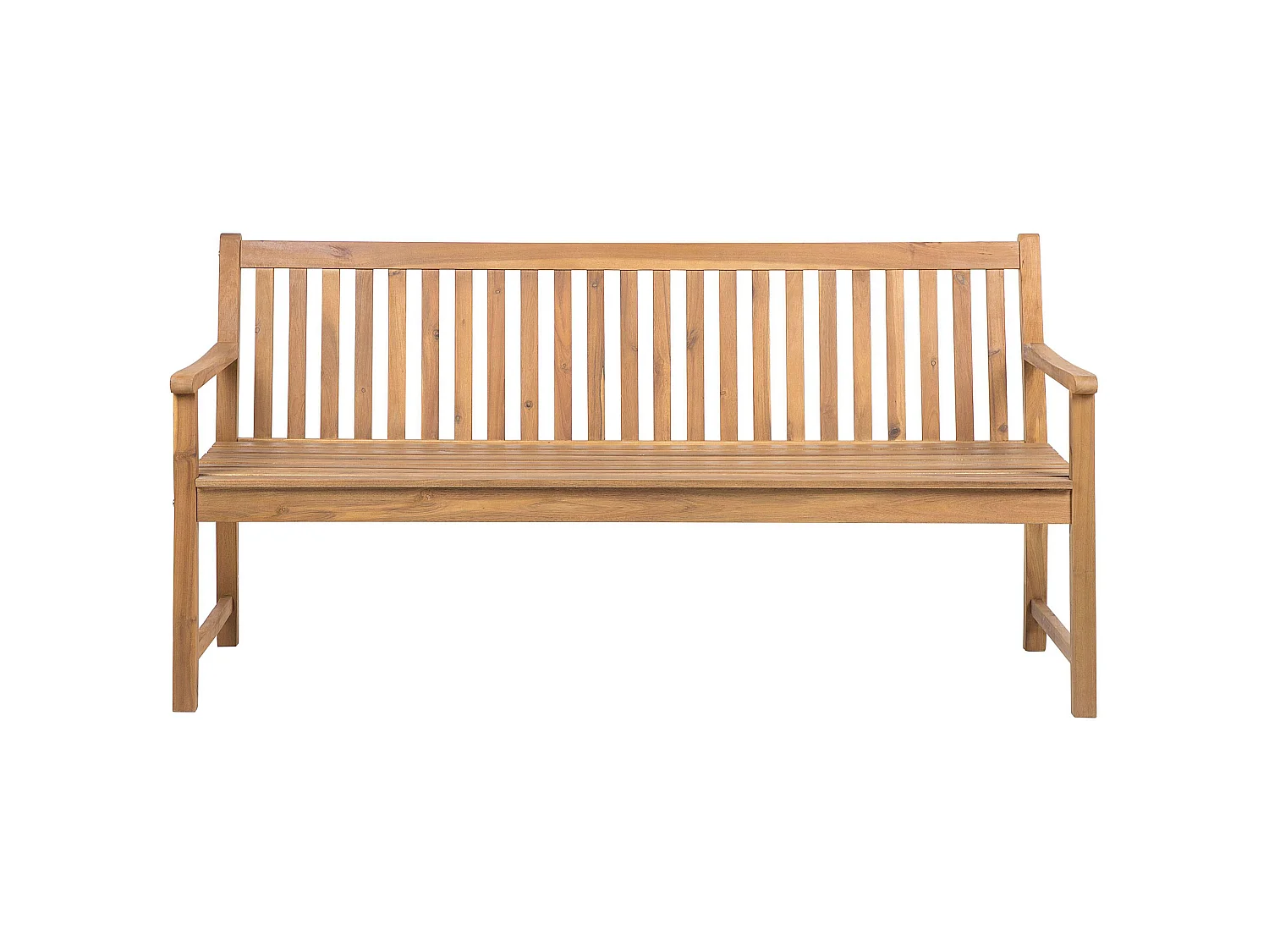 Banc de jardin VIVARA 180 cm Bois d'acacia certifié Marron clair
