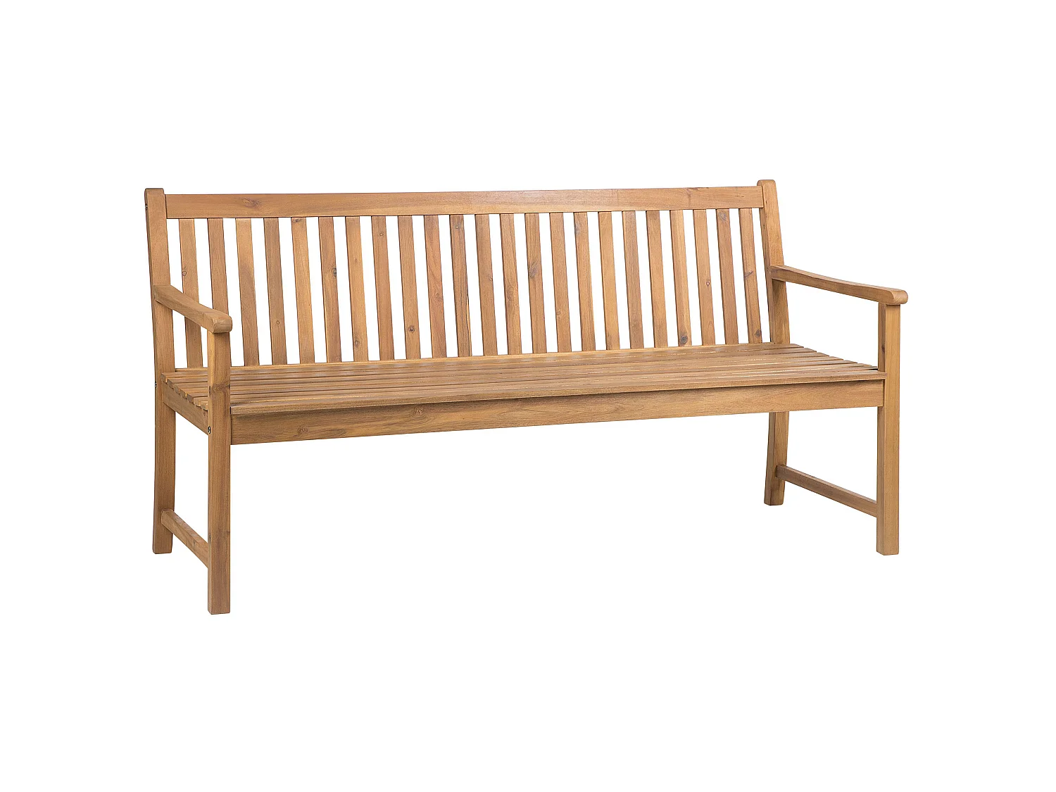 Banc de jardin VIVARA 180 cm Bois d'acacia certifié Marron clair