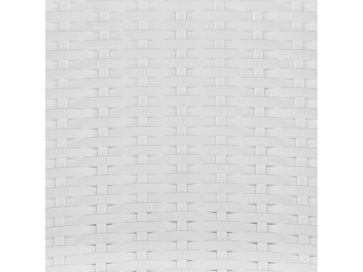 Lot de 4 chaises de jardin FOSSANO Matière synthétique Blanc