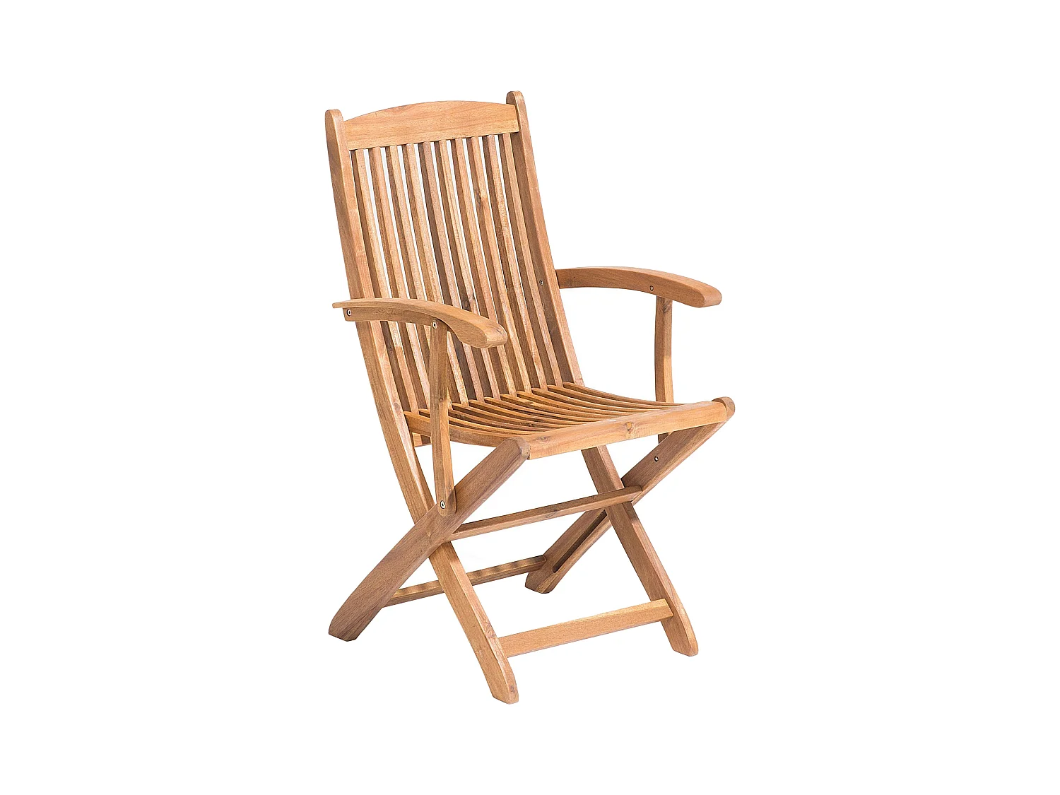 Lot de 2 chaises de jardin avec coussins MAUI Acacia Gris graphite