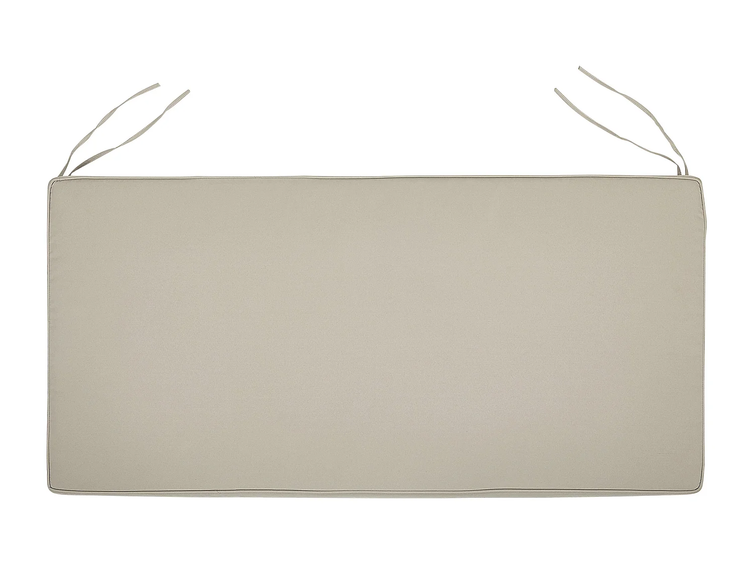 Banc avec coussin d\'assise VIVARA 160 cm Bois d\'acacia certifié Beige