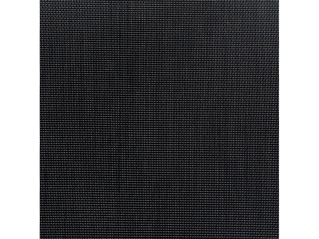 Lot de 4 chaises de jardin GROSSETO Acier inox Noir