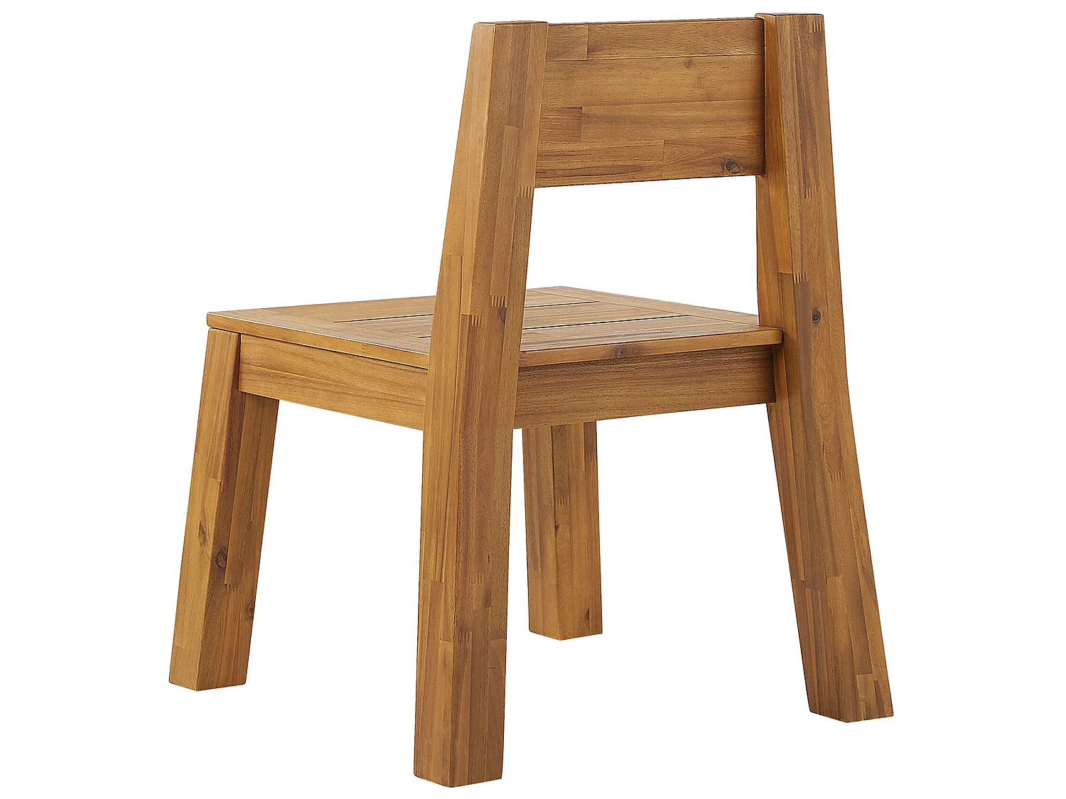 Silla de jardín LIVORNO Madera de acacia Marrón