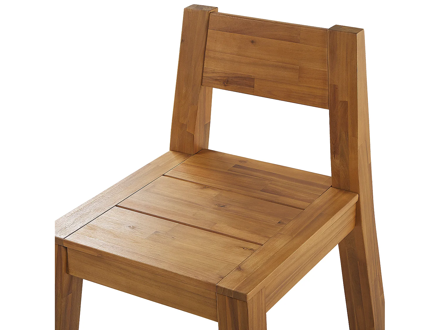 Silla de jardín LIVORNO Madera de acacia Marrón