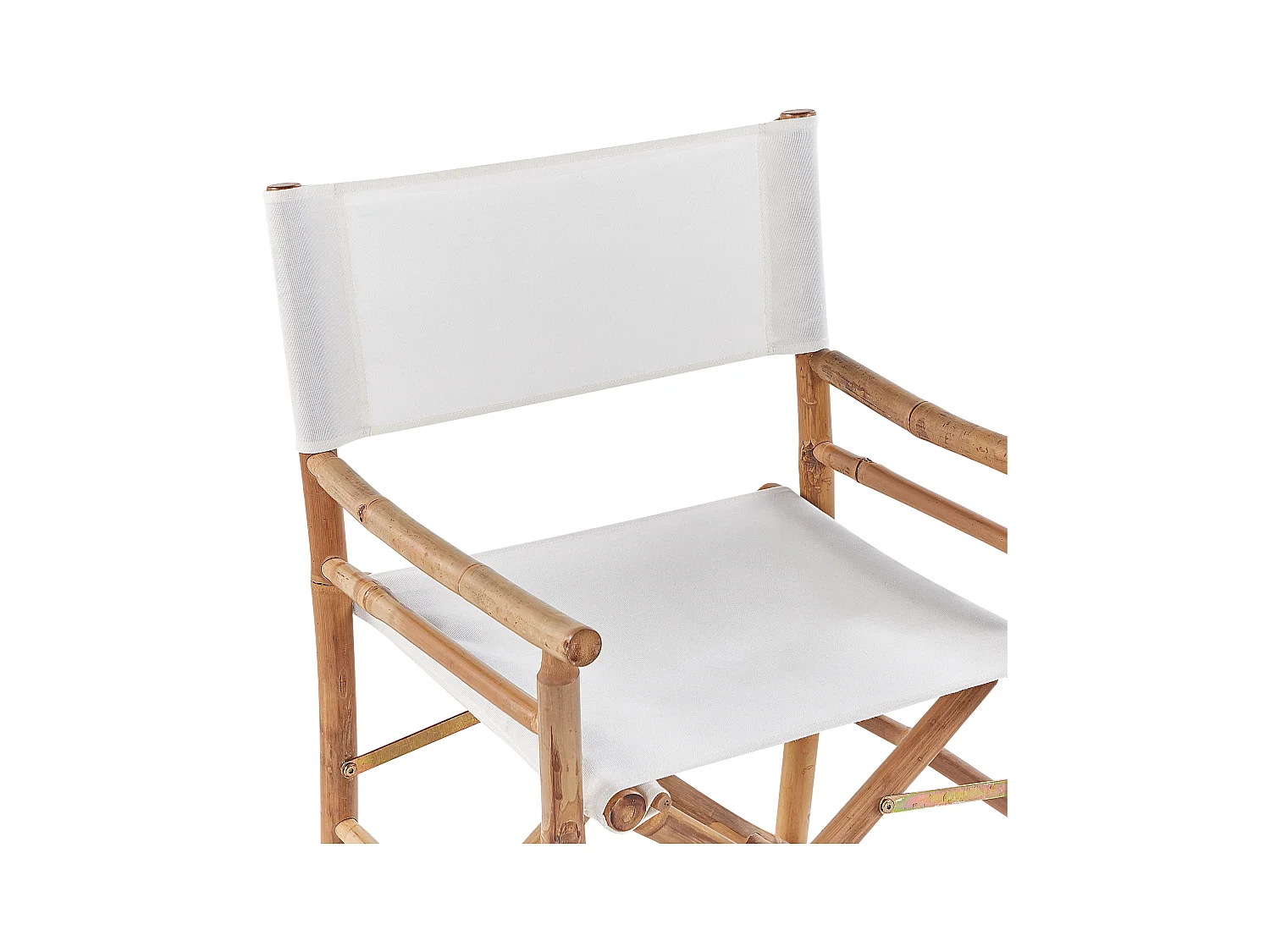 Zestaw 2 krzeseł ogrodowych MOLISE Drewno bambusowe Brązowy