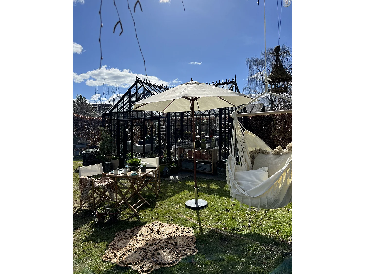 Lot de 2 chaises de jardin MOLISE Bambou Marron