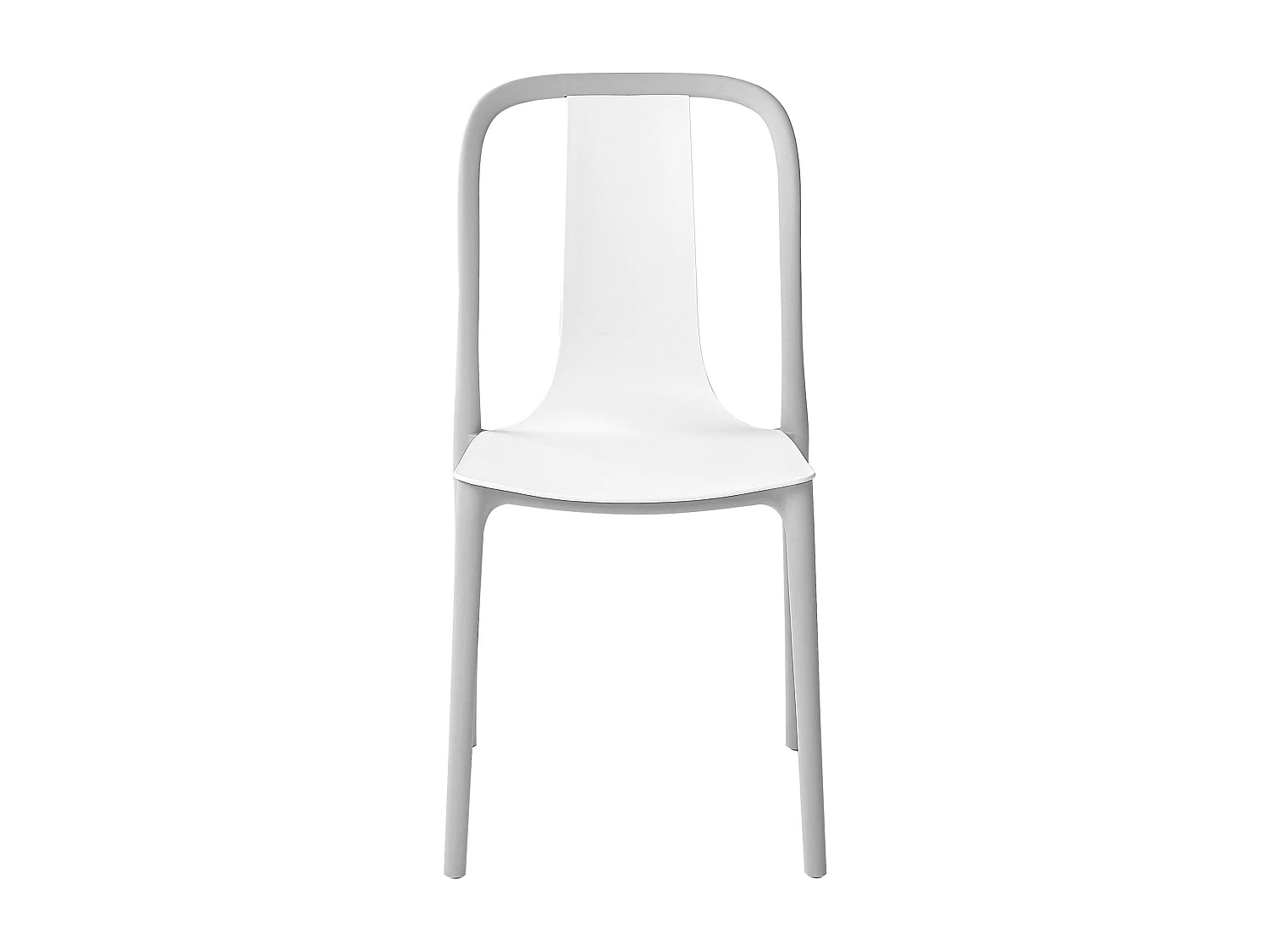 Lot de 6 chaises de jardin SPEZIA Blanc