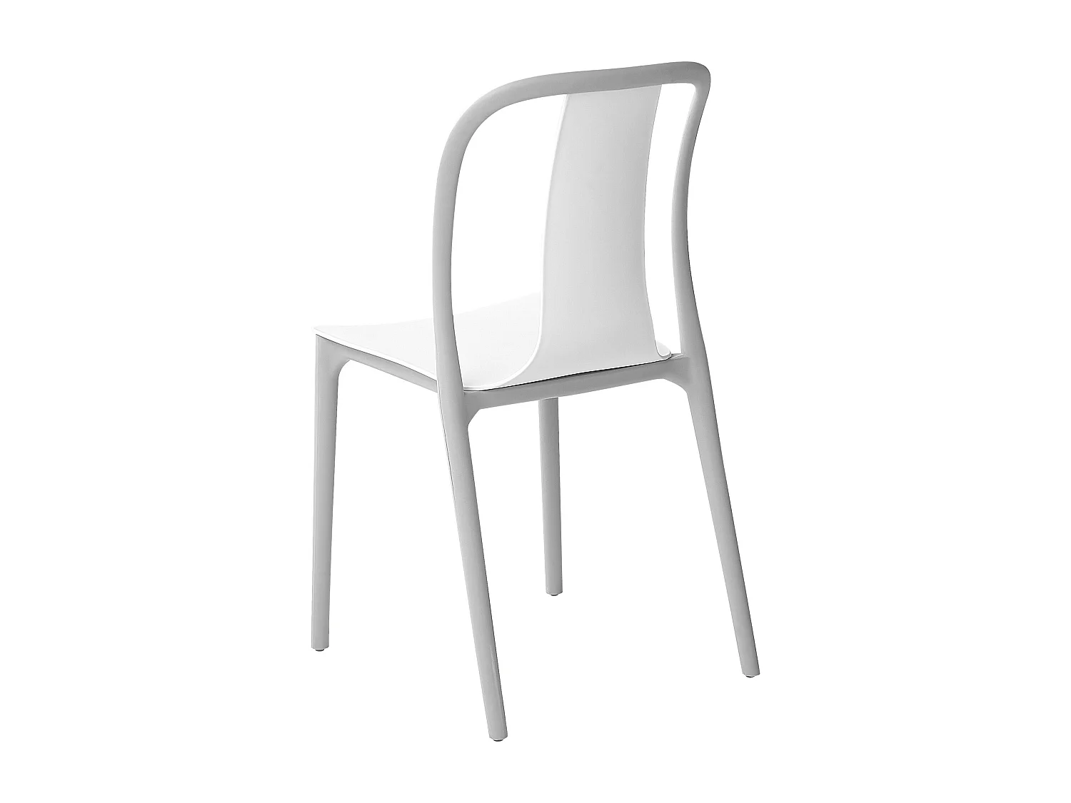 Lot de 6 chaises de jardin SPEZIA Blanc