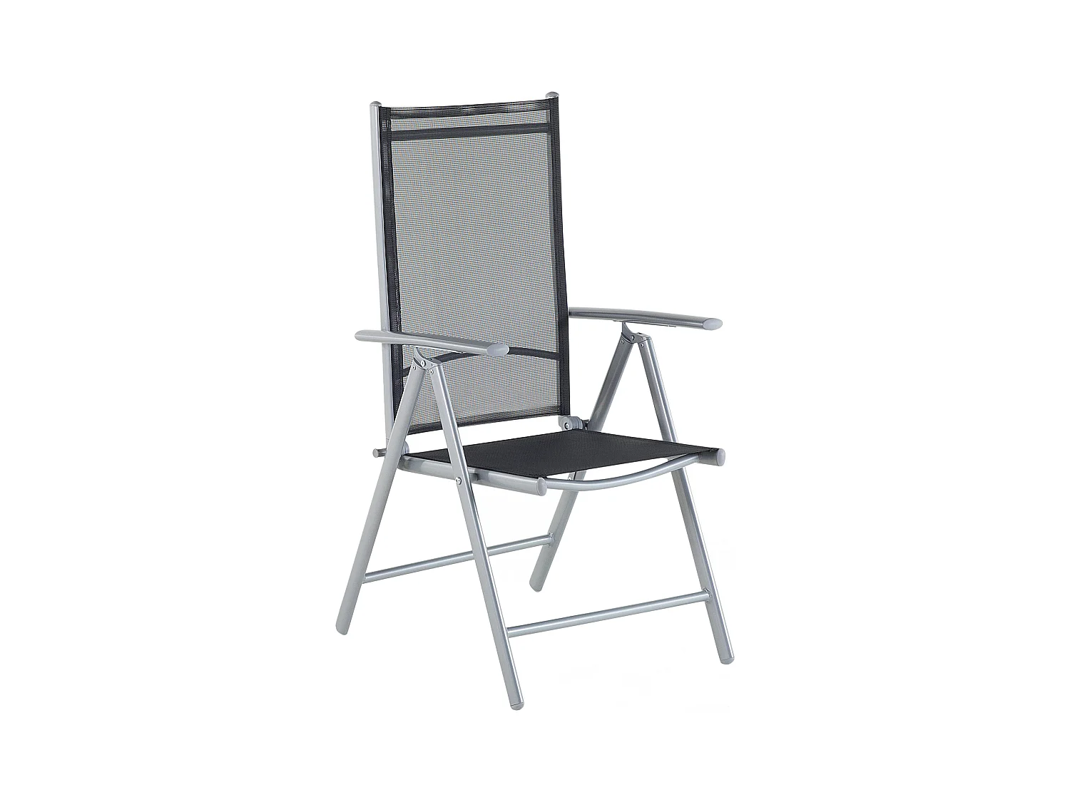 Lot de 6 chaises de jardin CATANIA Métal Noir