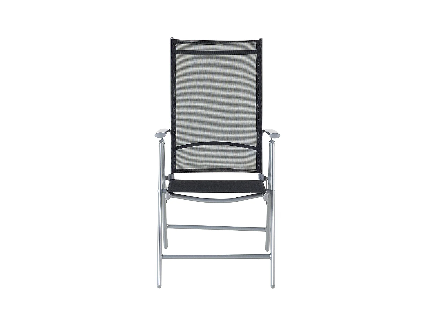 Lot de 6 chaises de jardin CATANIA Métal Noir