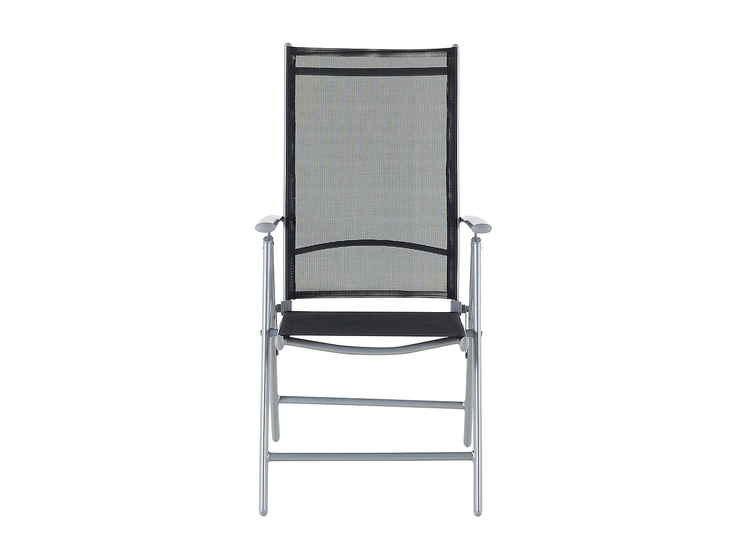 Lot de 6 chaises de jardin CATANIA Métal Noir