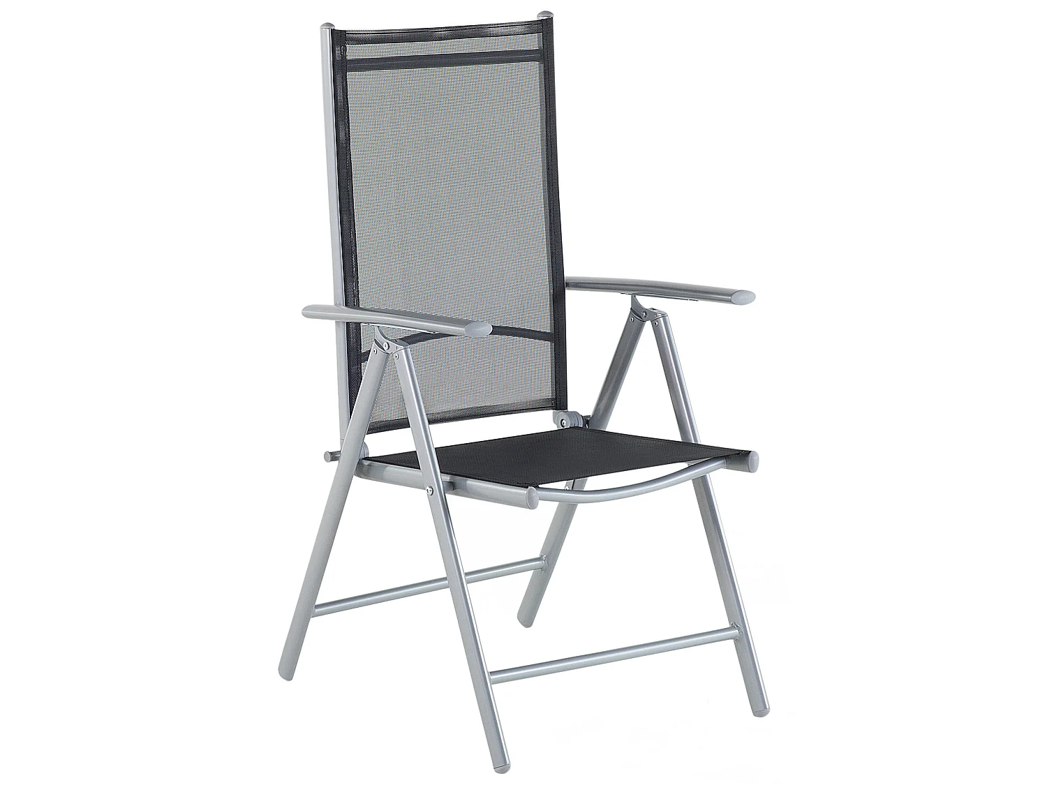 Set van 6 tuinstoelen CATANIA Metaal Zwart
