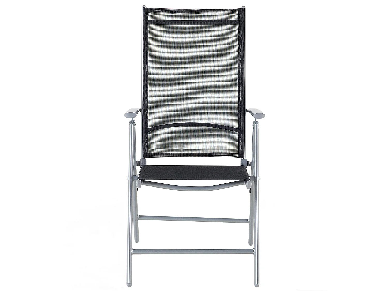 Set van 6 tuinstoelen CATANIA Metaal Zwart