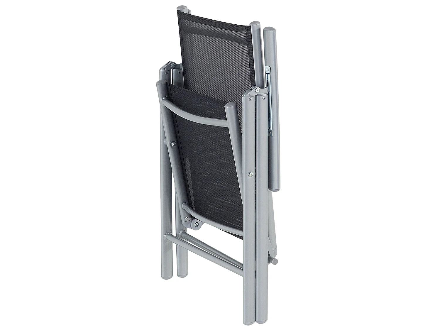 Set van 6 tuinstoelen CATANIA Metaal Zwart