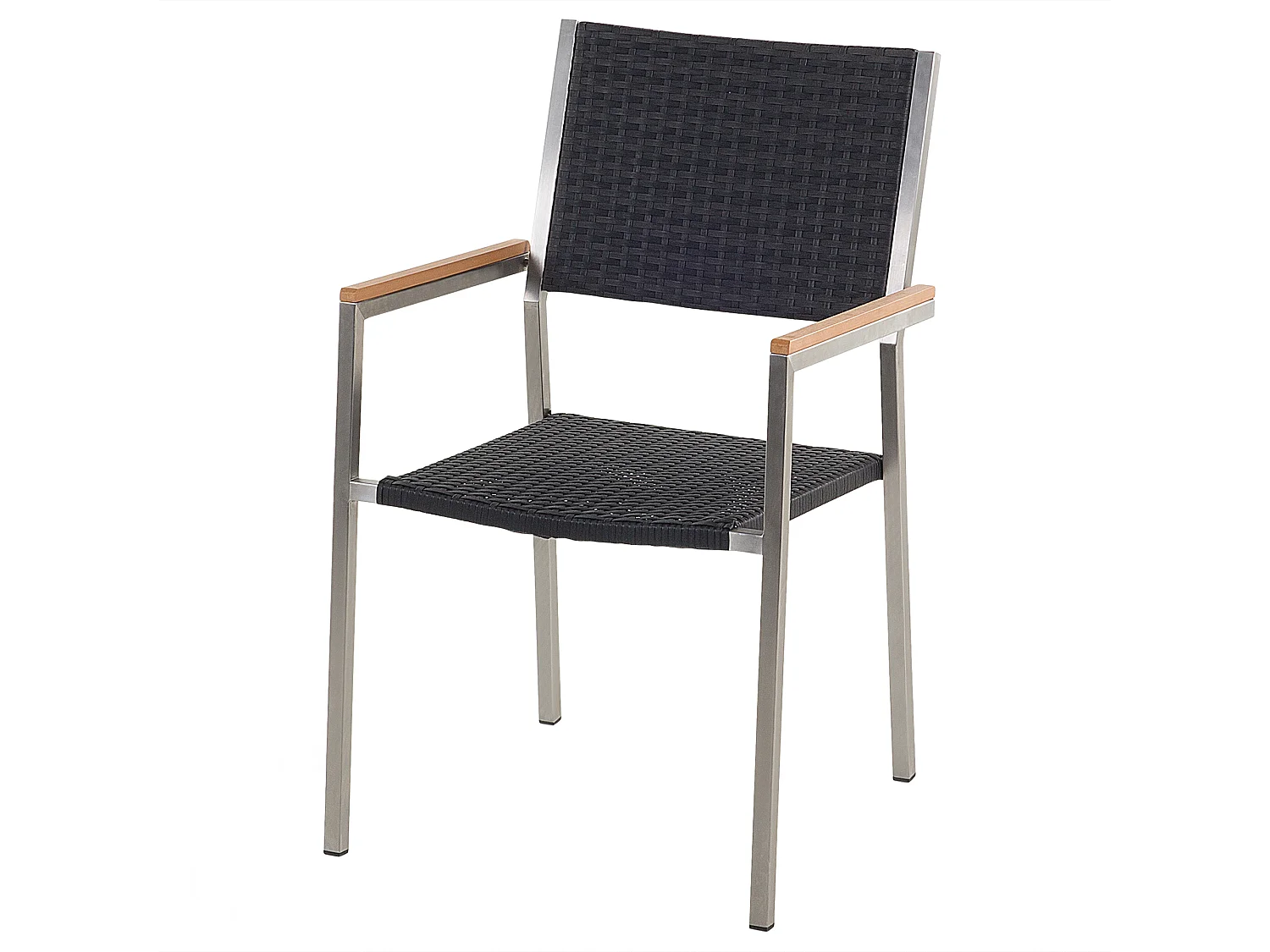 Set van 2 tuinstoelen GROSSETO Zwart