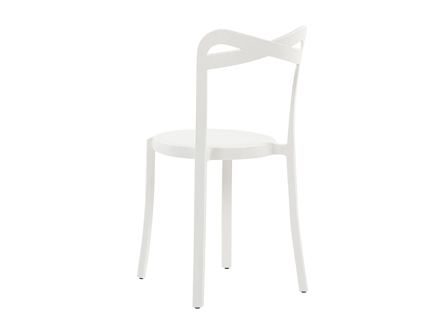 Set van 4 tuinstoelen CAMOGLI Synthetisch materiaal Wit