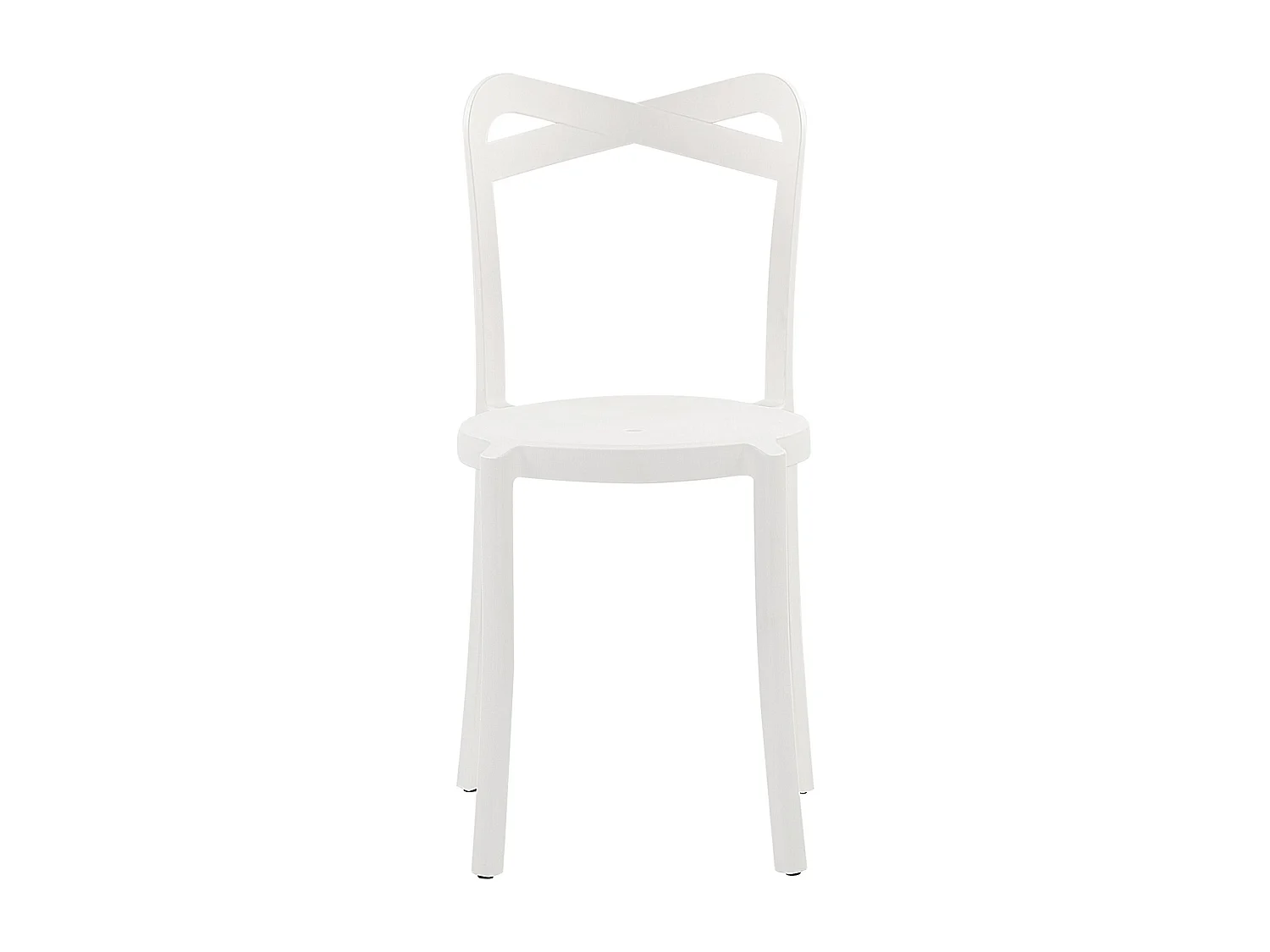 Set di 4 sedie da giardino CAMOGLI Bianco