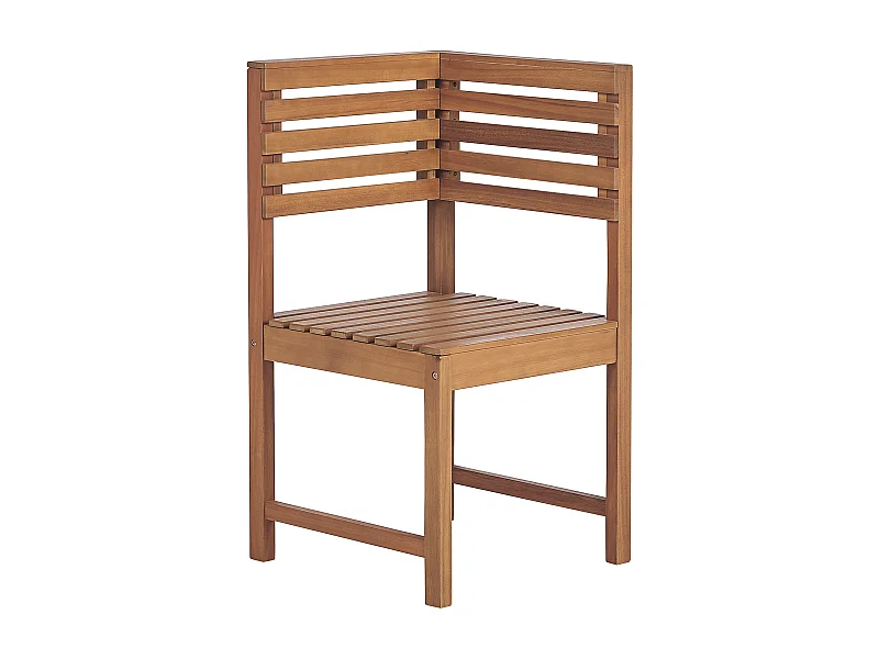 Garten Balkon Eckmodul zur Eckbank Akazienholz hellbraun Landhausstil Treia