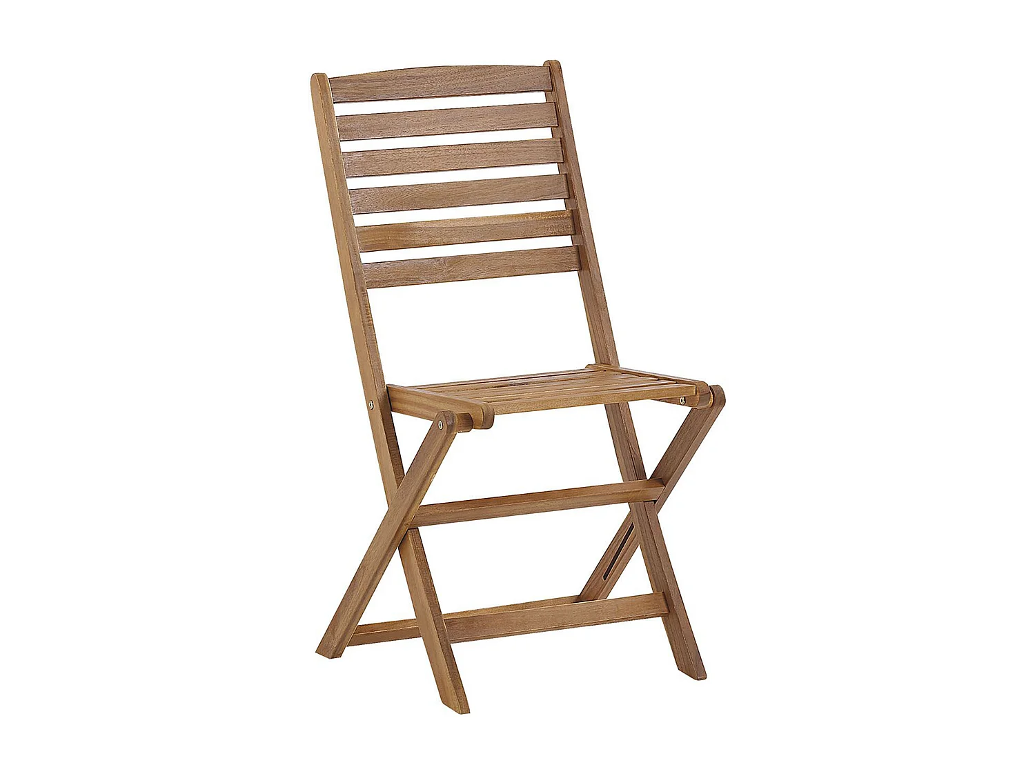 Gartenstuhl 6er Set TOLVE Akazienholz Braun