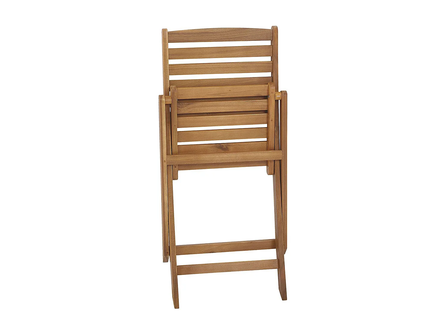 Gartenstuhl 6er Set TOLVE Akazienholz Braun