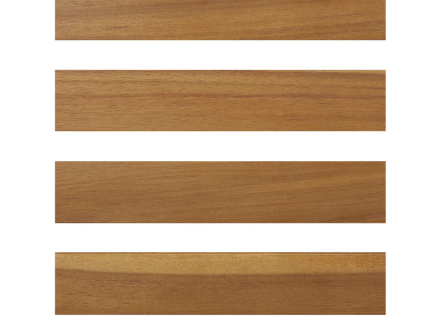 Gartenstuhl 6er Set TOLVE Akazienholz Braun