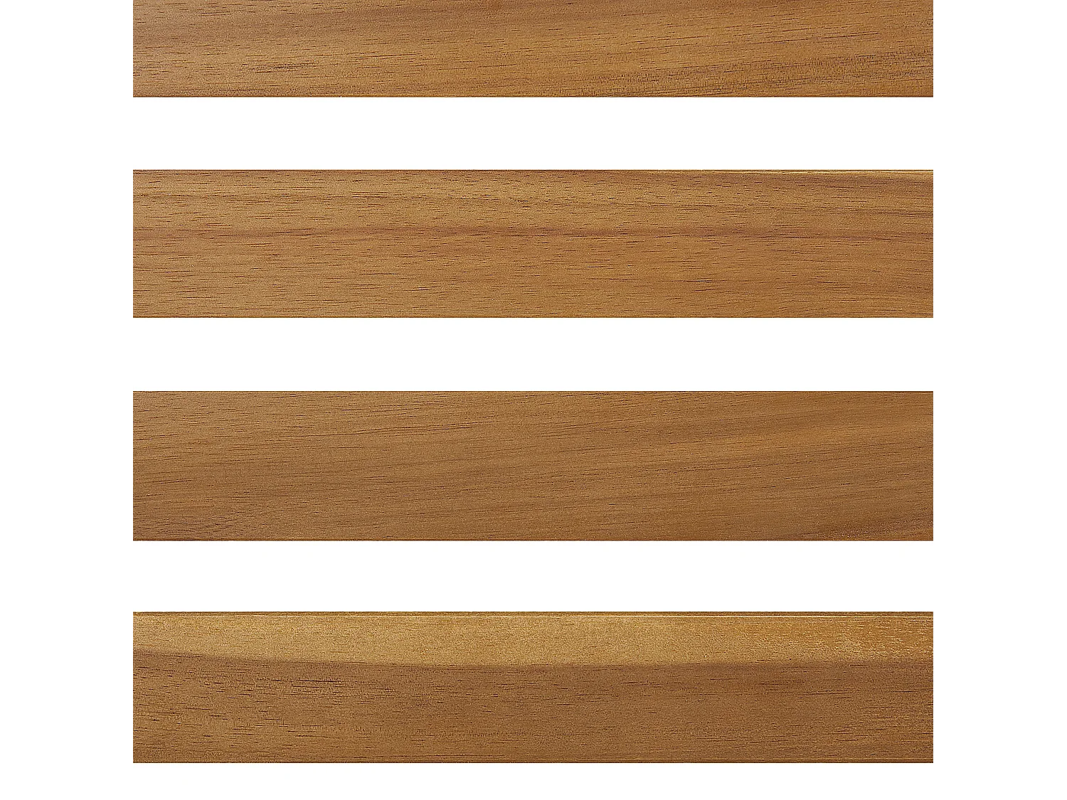 Zestaw 6 krzeseł ogrodowych TOLVE Drewno akacjowe Brązowy