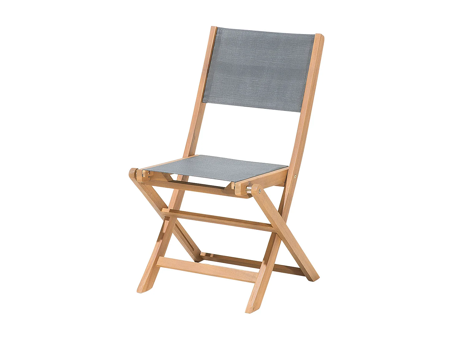 Set van 2 tuinstoelen CESANA Hout Lichte houtkleur