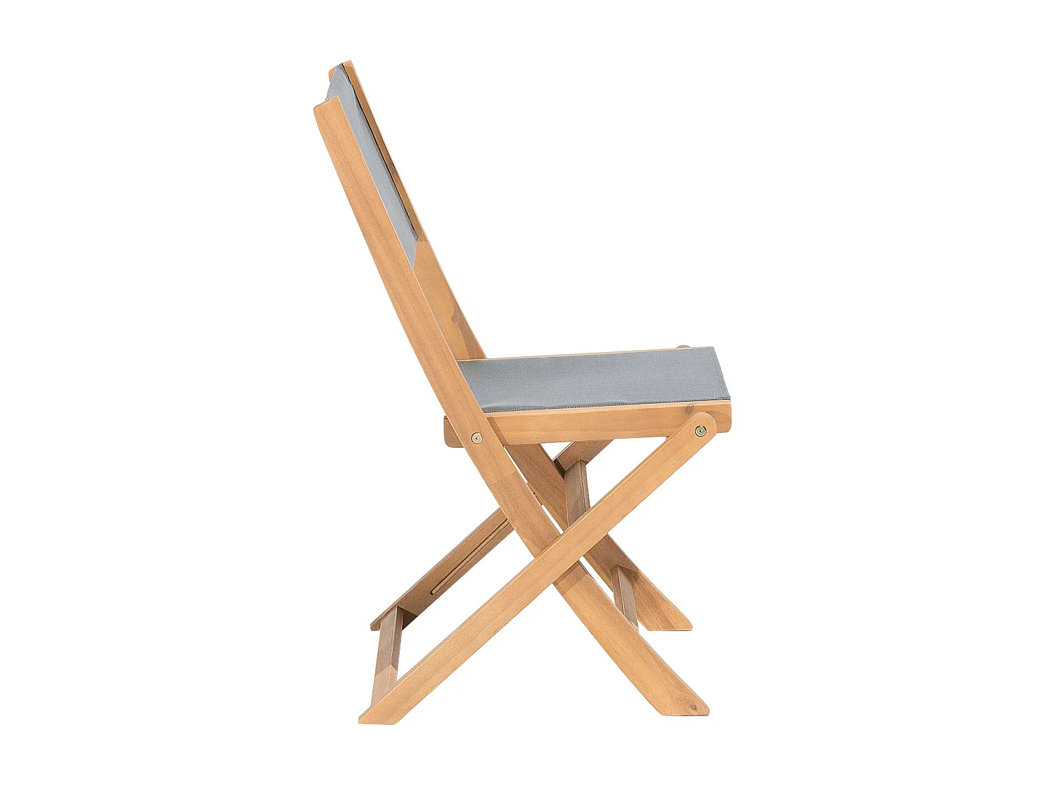 Set van 2 tuinstoelen CESANA Hout Lichte houtkleur