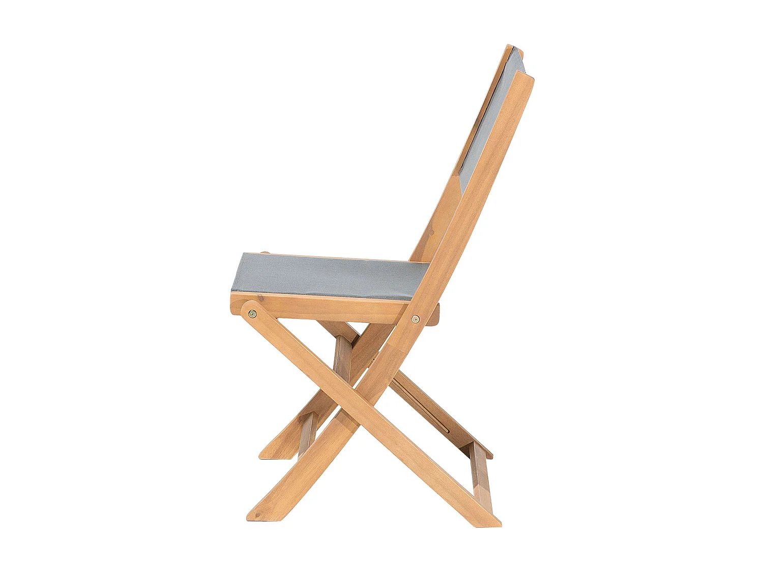 Set van 2 tuinstoelen CESANA Hout Lichte houtkleur