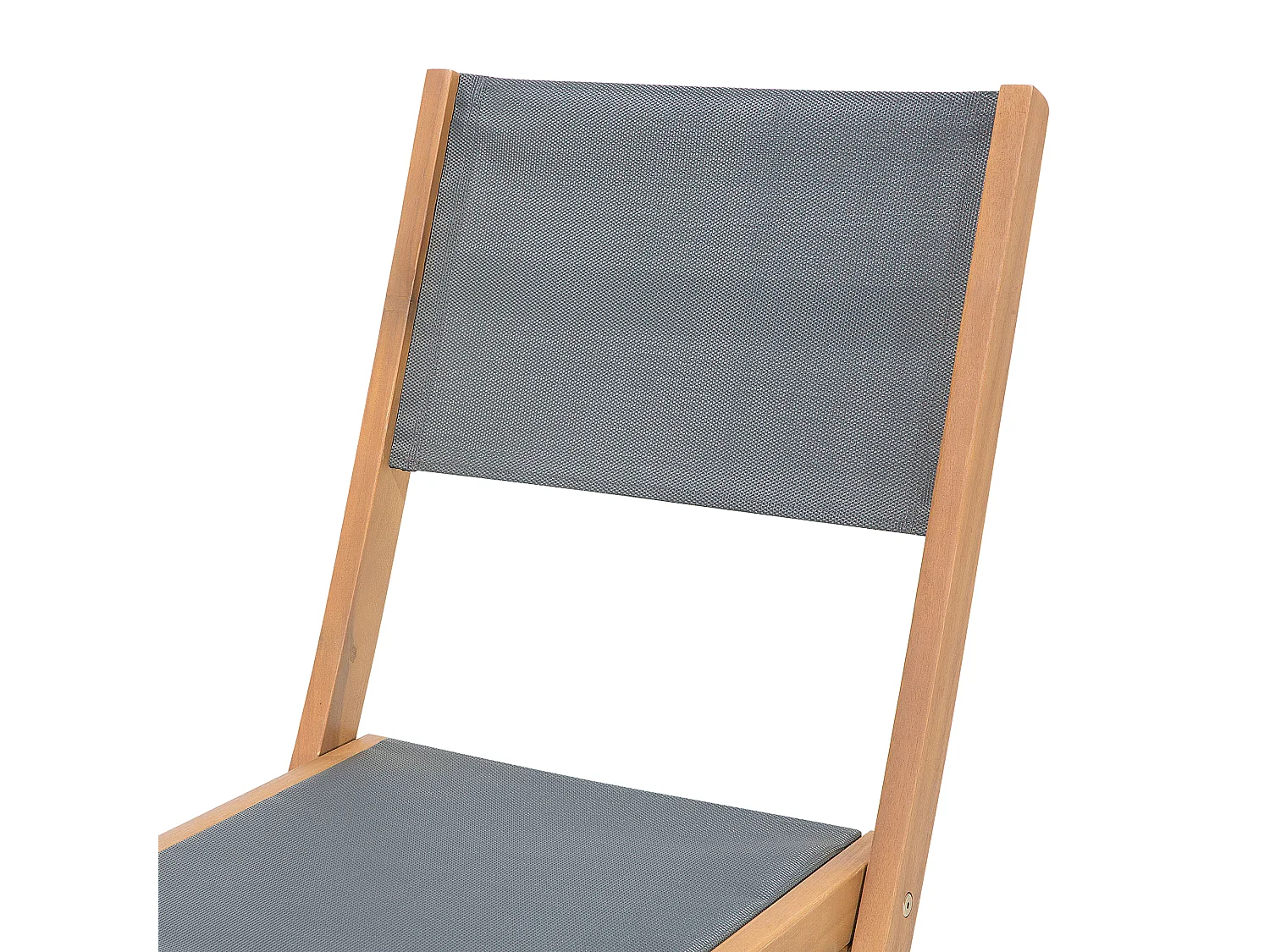 Set van 2 tuinstoelen CESANA Hout Lichte houtkleur