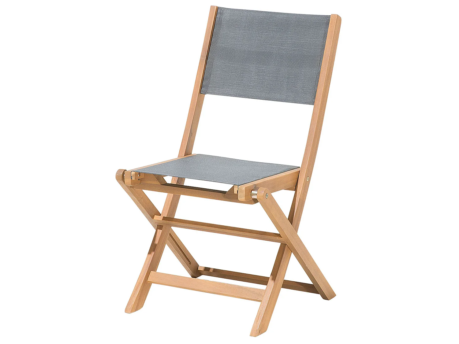 Set of 2 Garden Chairs CESANA Acacia Wood Light Brown