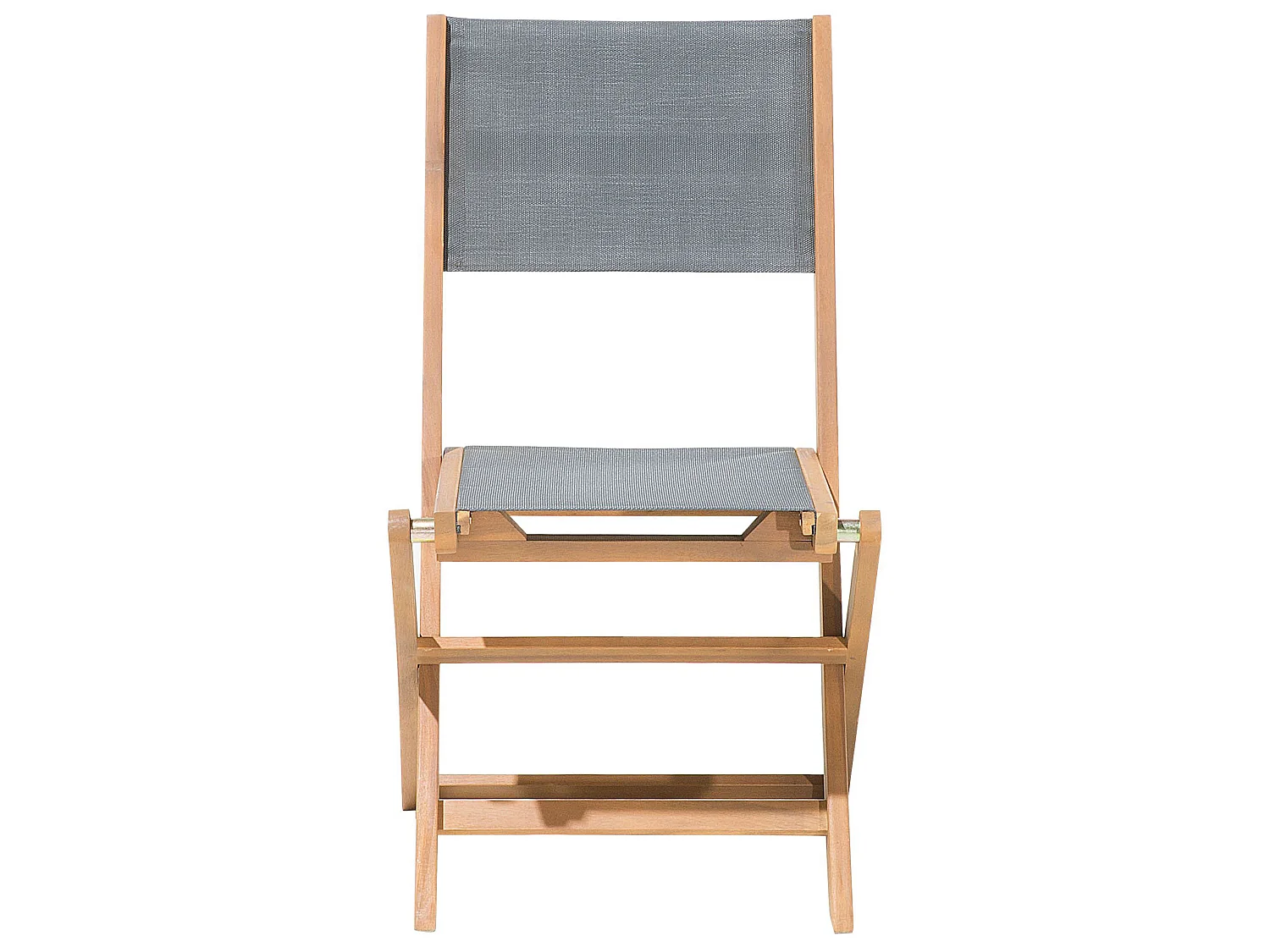 Set of 2 Garden Chairs CESANA Acacia Wood Light Brown