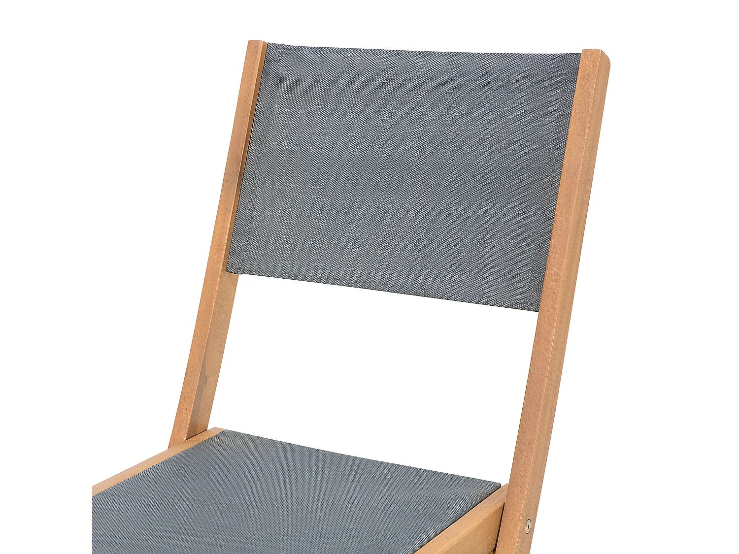 Set of 2 Garden Chairs CESANA Acacia Wood Light Brown