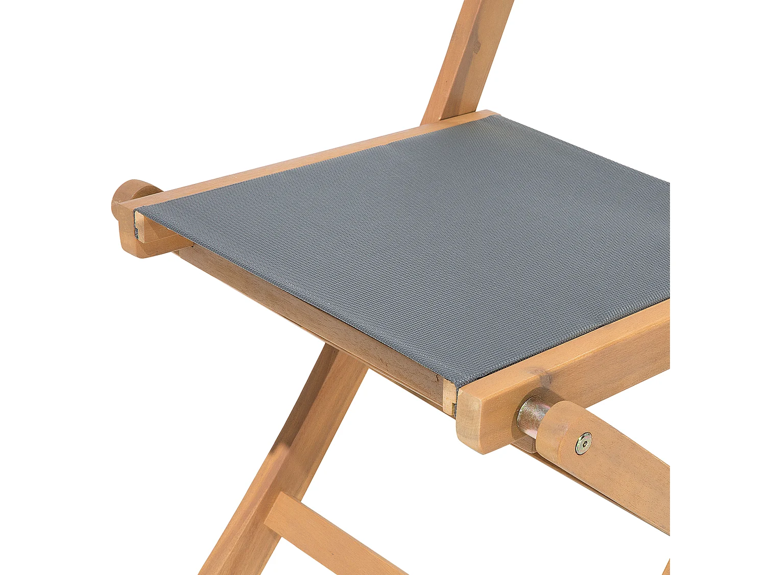 Set of 2 Garden Chairs CESANA Acacia Wood Light Brown