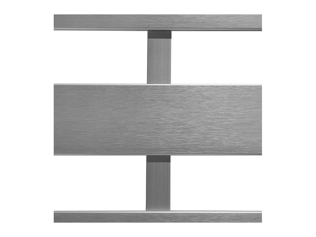 Fauteuil de jardin SALERNO Métal Gris foncé