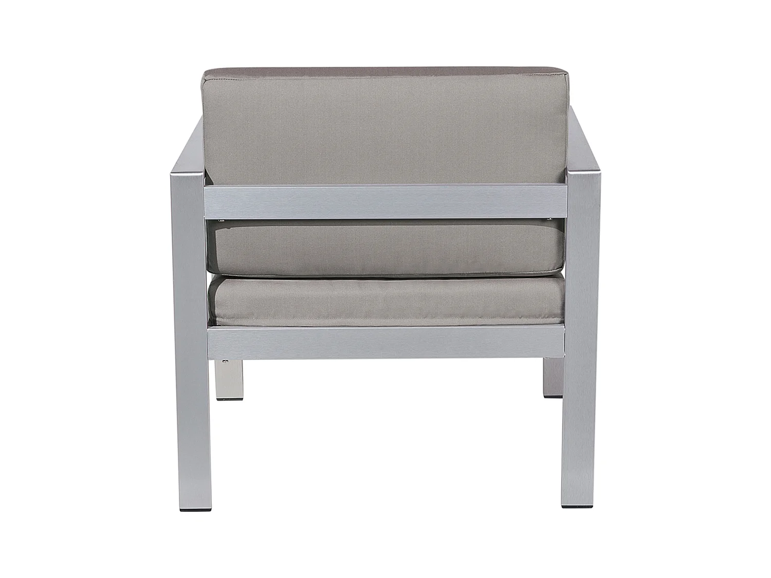 Fauteuil de jardin SALERNO Métal Gris foncé