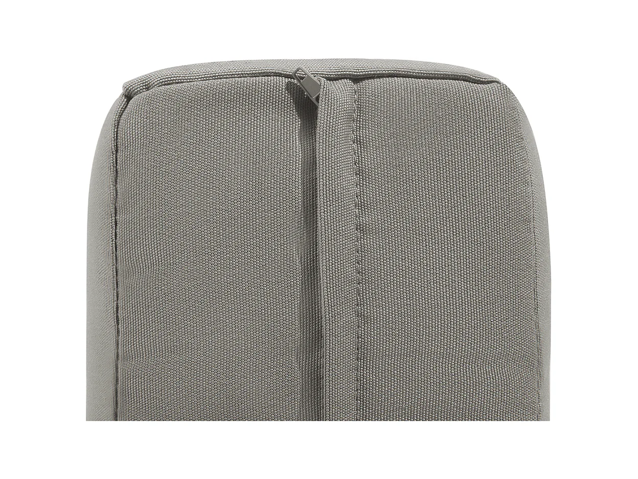 Fauteuil de jardin SALERNO Métal Gris foncé