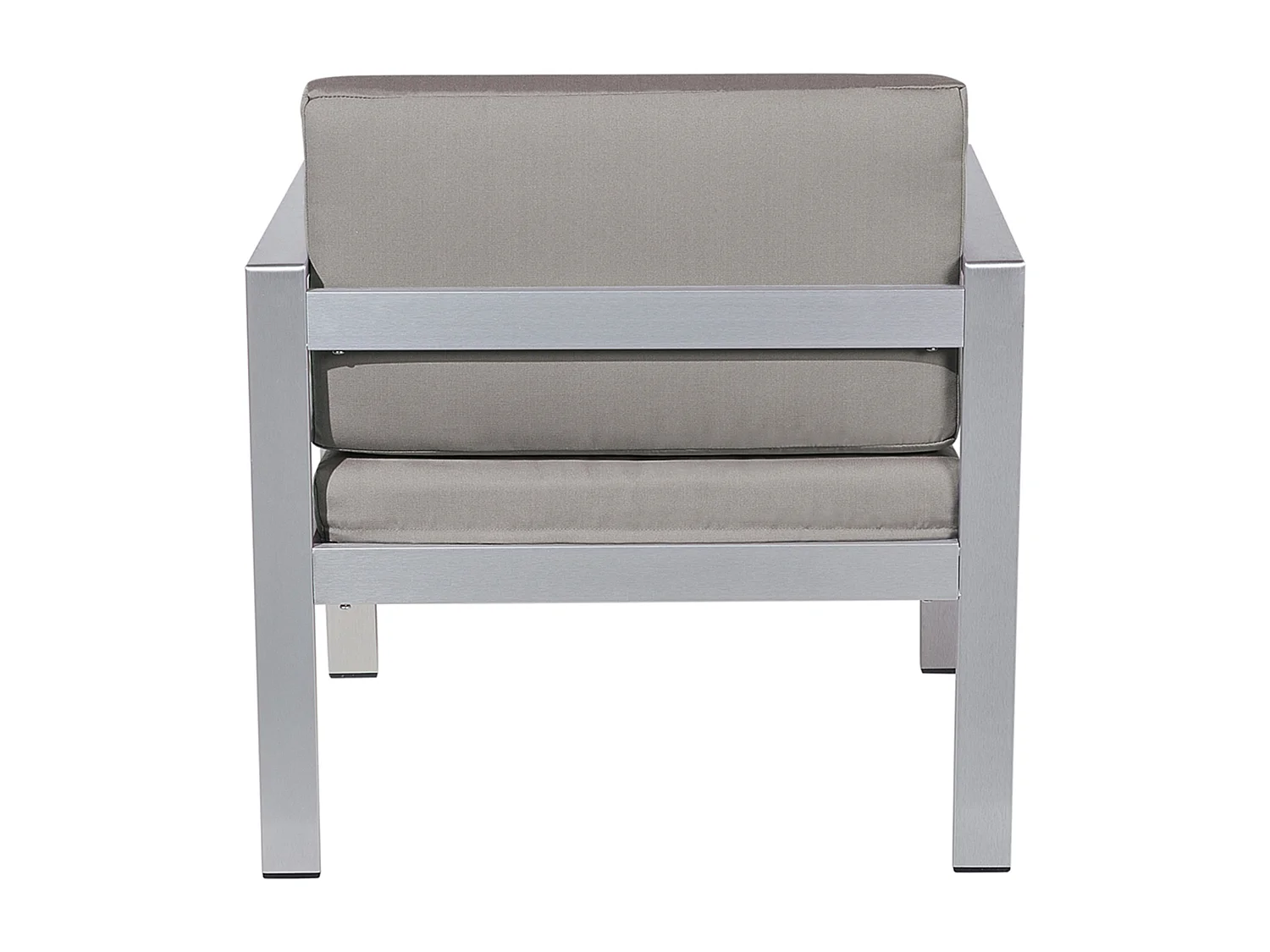 Fauteuil de jardin SALERNO Métal Gris foncé